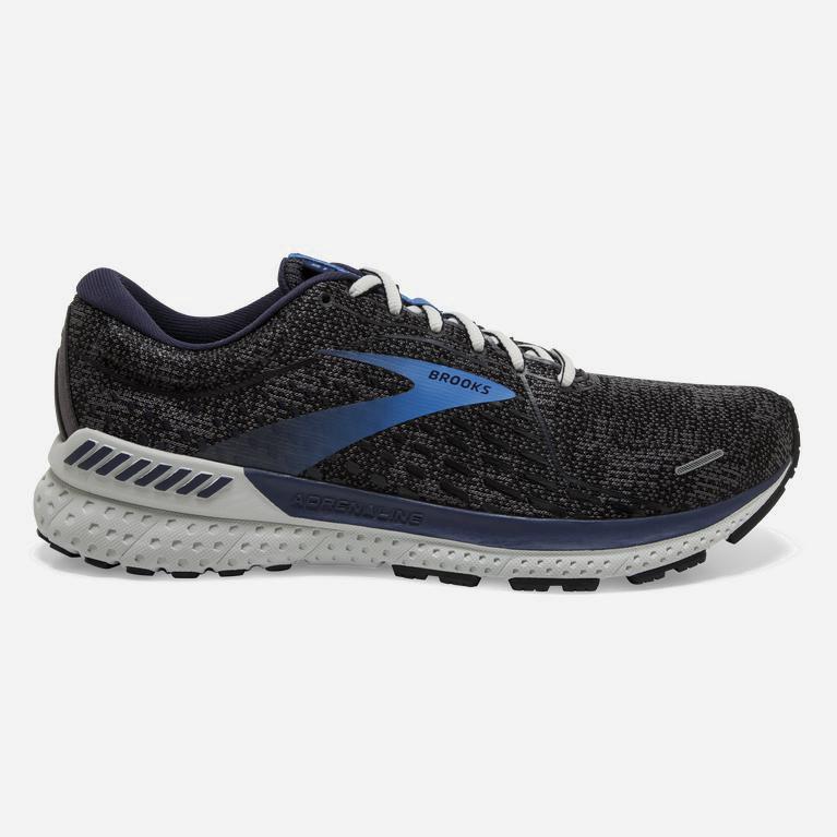 Brooks Adrenaline Gts 21 Mens Road Running Shoes - Peacoat/Black/Blue - Philippines (897045LNR)